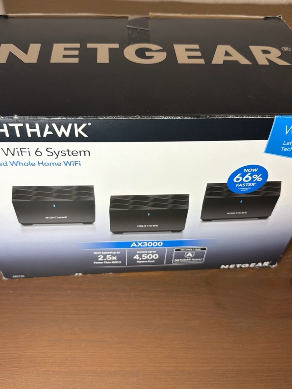 netgear Nighthawk AX3000 WiFi 6 System - Black